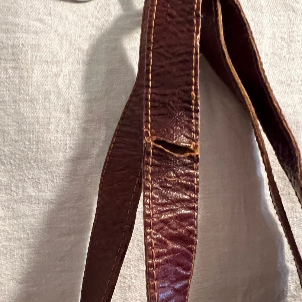 Tan Mona B Woven Tote with Geometric and Lace Details - Picture 8 of 11